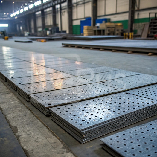 Лист перфорированный стальной 0,5 мм Rv 09Х16Н4Б ГОСТ 58602-2019